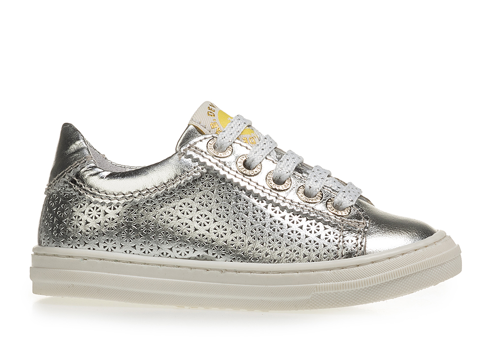 develab 42868 851 lage veterschoen silver metallic